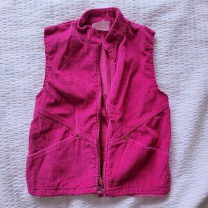 Rascals Plum Vintage Y2k Corduroy Zip-up Tank Top